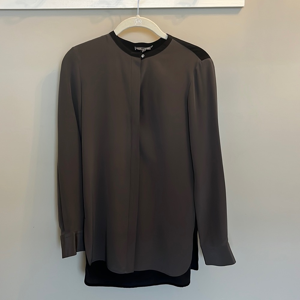 VINCE 100% Silk Tunic - Size 2